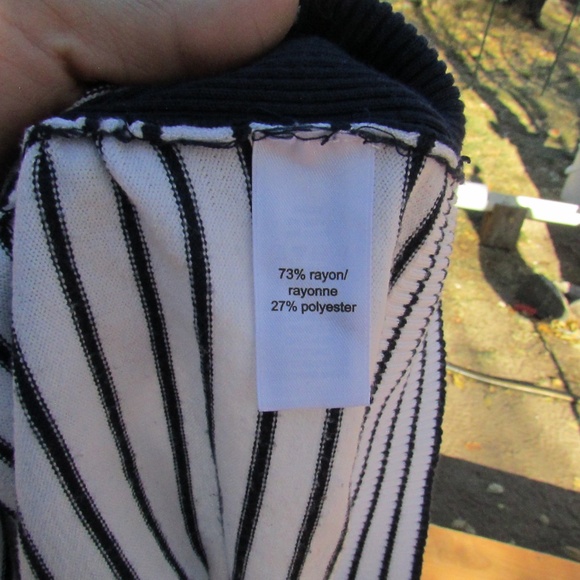 Maurices Black and White Striped Short Sleeve Tee - Picture 6 of 6